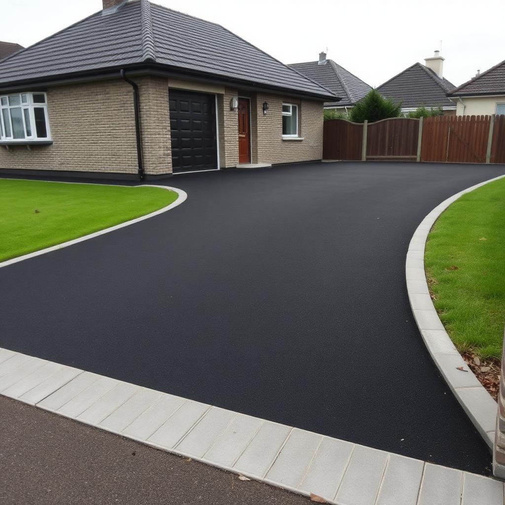 Tarmacadam Driveways — recent Dublin job